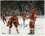 Steve Yzerman & Gerard Gallant Autographed 8x10