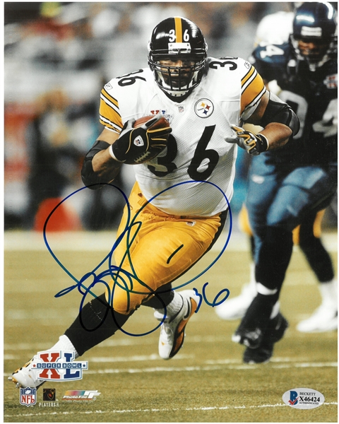 Jerome Bettis Autographed 8x10 Photo