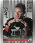 Dominik Hasek Autographed 8x10 Studio