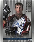 Joe Sakic Autographed 8x10 Studio