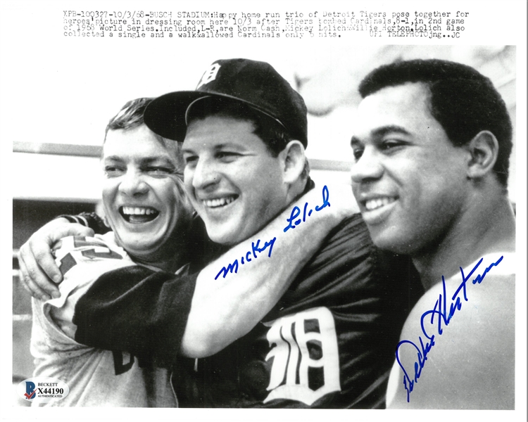 Mickey Lolich & Willie Horton Autographed 8x10 Photo