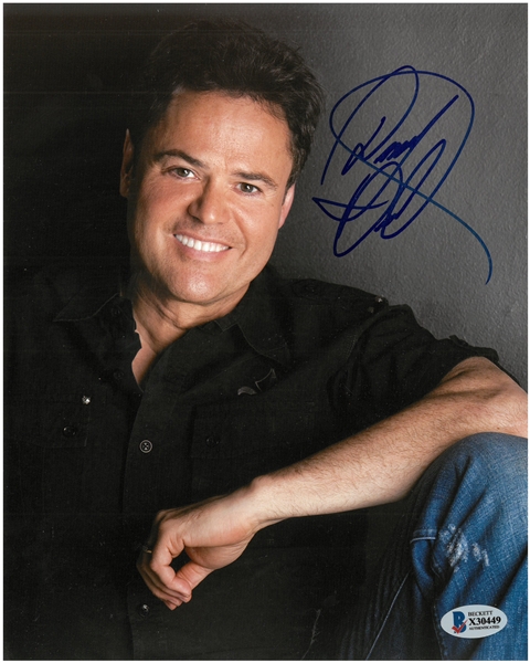 Donny Osmond Autographed 8x10 Photo