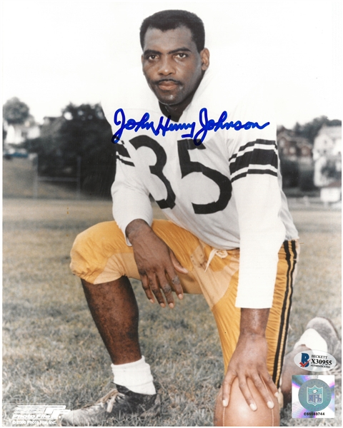 John Henry Johnson Autographed 8x10 Photo