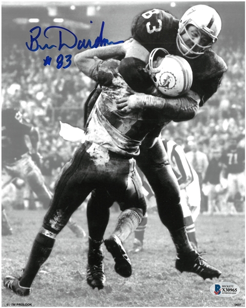 Ben Davidson Autographed 8x10 Photo