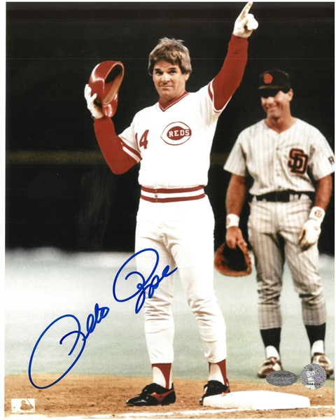 Pete Rose Autographed 8x10