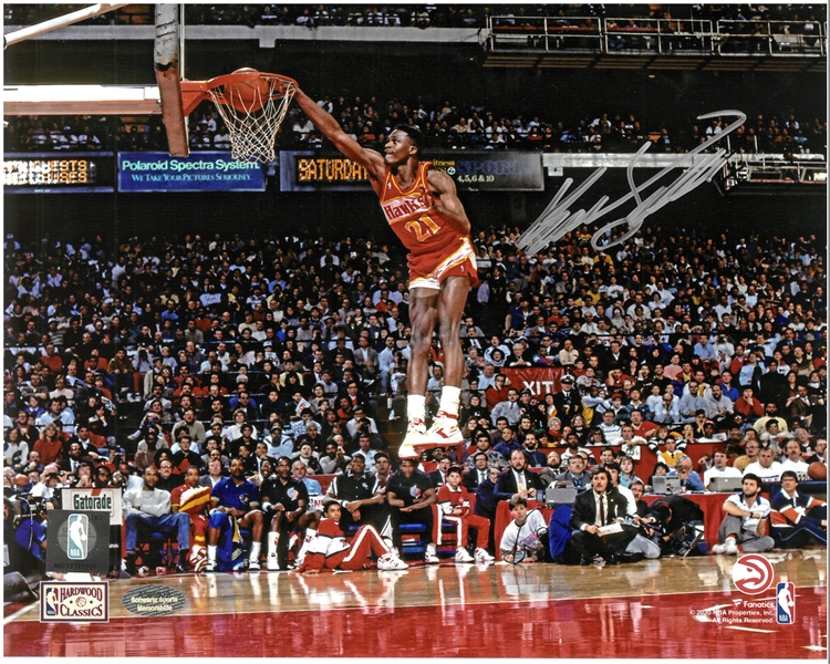 Dominique Wilkins Autographed 8x10 Photo