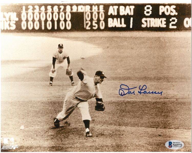 Don Larsen Autographed 8x10 Photo