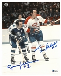 Norm Ullman & Frank Mahovlich Autographed 8x10 Photo