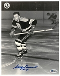 Woody Dumart Autographed 8x10 Photo