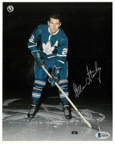 Allan Stanley Autographed 8x10 Photo