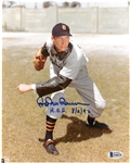Hal Newshouser Autographed 8x10 Photo w/ HOF Induction Date