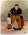 Gump Worsley Autographed 8x10 Photo