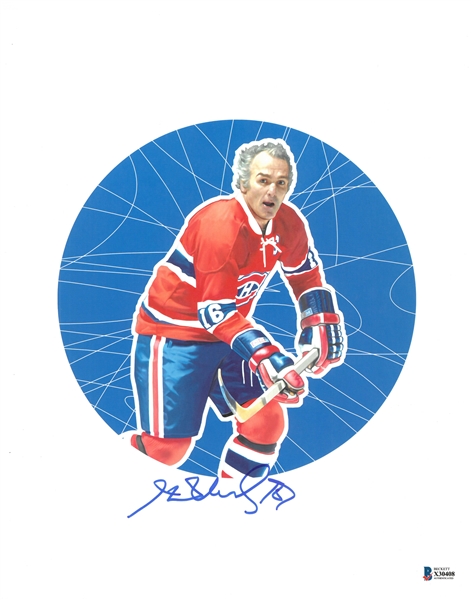 Henri Richard Autographed 11x14 Canada Post