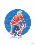 Henri Richard Autographed 11x14 Canada Post