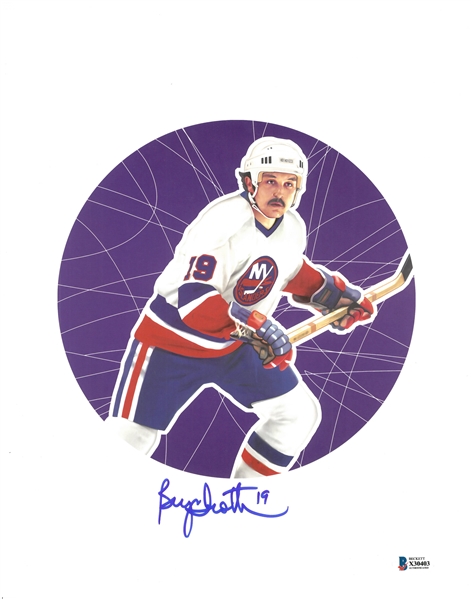 Bryan Trottier Autographed 11x14 Canada Post