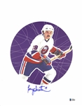 Bryan Trottier Autographed 11x14 Canada Post