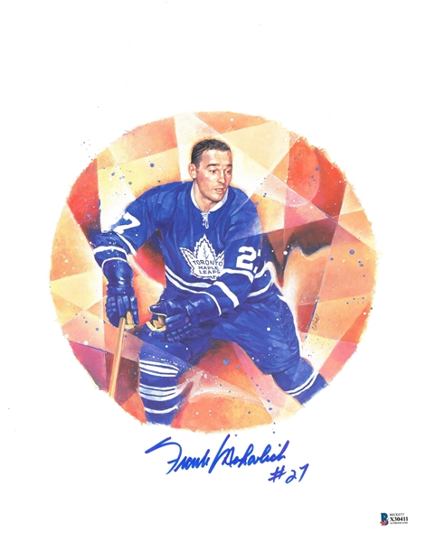 Frank Mahovlich Autographed 11x14 Canada Post