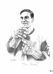 Ted Lindsay Autographed 11x14 Litho