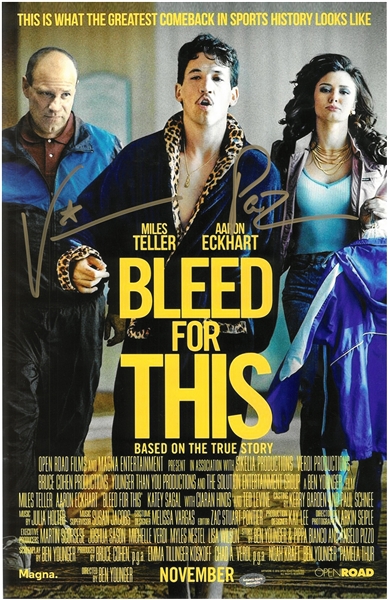 Vinny Paz Autographed 11x17 Movie Poster