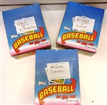 Lot of 1989 Topps Rack Packs
