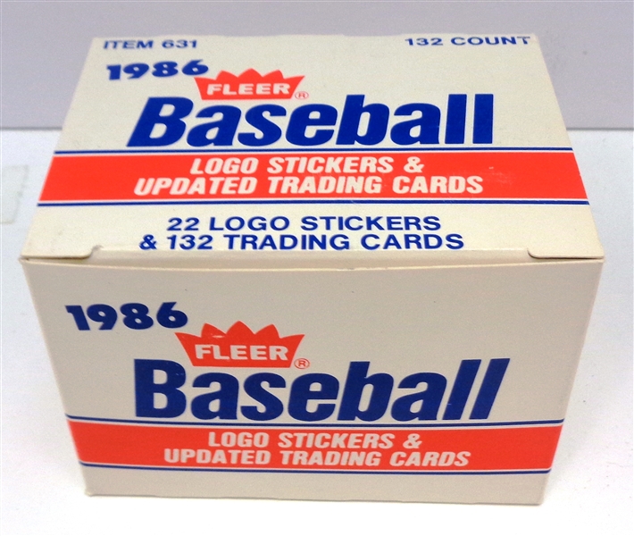 1986 Fleer Baseball Update Set