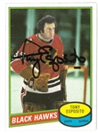 Tony Esposito Autographed Card