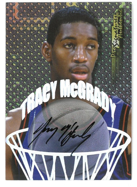 Tracy McGrady Autographed Card