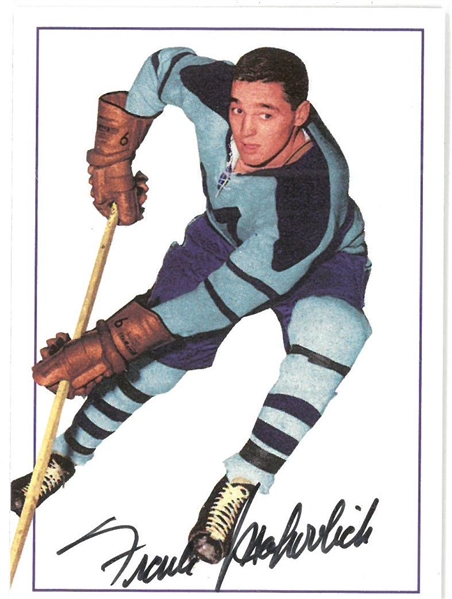 Frank Mahovlich Autographed Parkhurst Missing Link