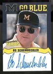 Bo Schembechler Autographed Trading Card
