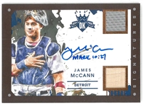 James McCann Autographed Jersey/Bat Card