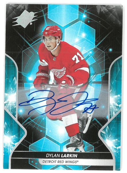 Dylan Larkin Autographed SPX Card