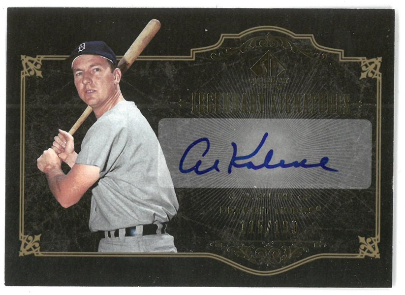 Al Kaline Autographed Card 115/199