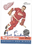 Ted Lindsay Autographed Topps Heritage Card