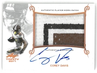 Corey Davis Autographed Jersey Card