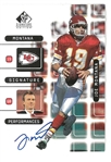 Joe Montana Autographed SP Signature Edition