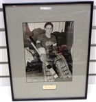 Terry Sawchuk Autographed Framed Cut with 8x10 Photo