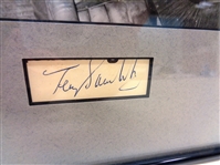 Terry Sawchuk Autographed Framed Cut with 8x10 Photo