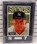 Mickey Mantle Autographed Cut with Framed Photo