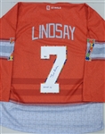 Ted Lindsay Autographed TL Foundation Commemorative Jersey