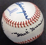 Detroit Tigers Hall of Famers Baseball Signed by 8