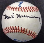 Detroit Tigers Hall of Famers Baseball Signed by 8