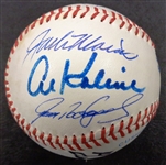 Detroit Tigers Hall of Famers Baseball Signed by 8