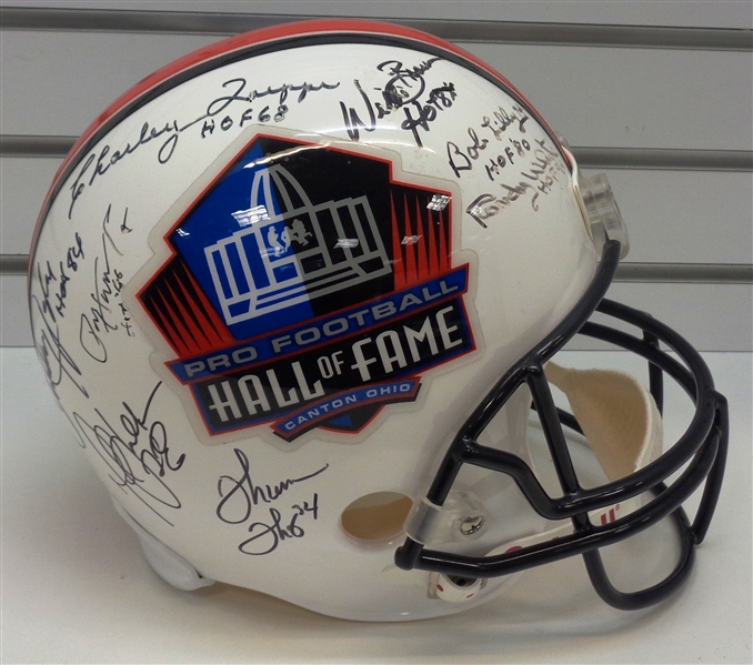 HOF Helmet Signed by 29 Hall of Famers