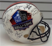 HOF Helmet Signed by 29 Hall of Famers