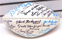 Football Hall of Famers Ball Signed by 29