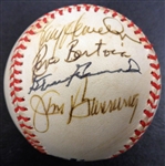 Tiger Stadium Final Game Ball Signed by 11 (7 Deceased)
