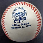 Tiger Stadium Final Game Ball Signed by 11 (7 Deceased)