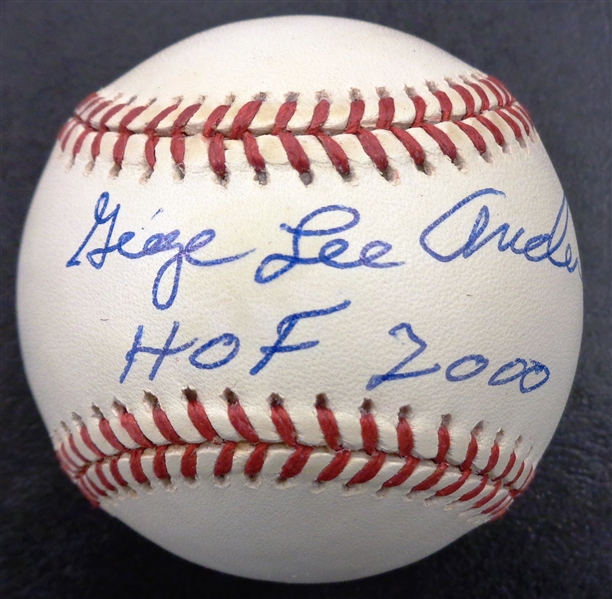 Sparky Anderson Full Name Autographed 1984 World Series Ball