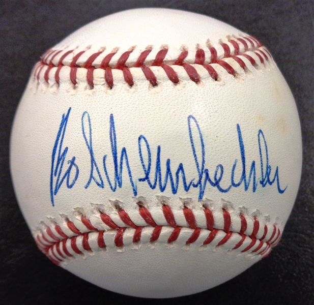 Bo Schembechler Autographed Baseball
