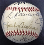 1984 Detroit Tigers Team Signed Baseball